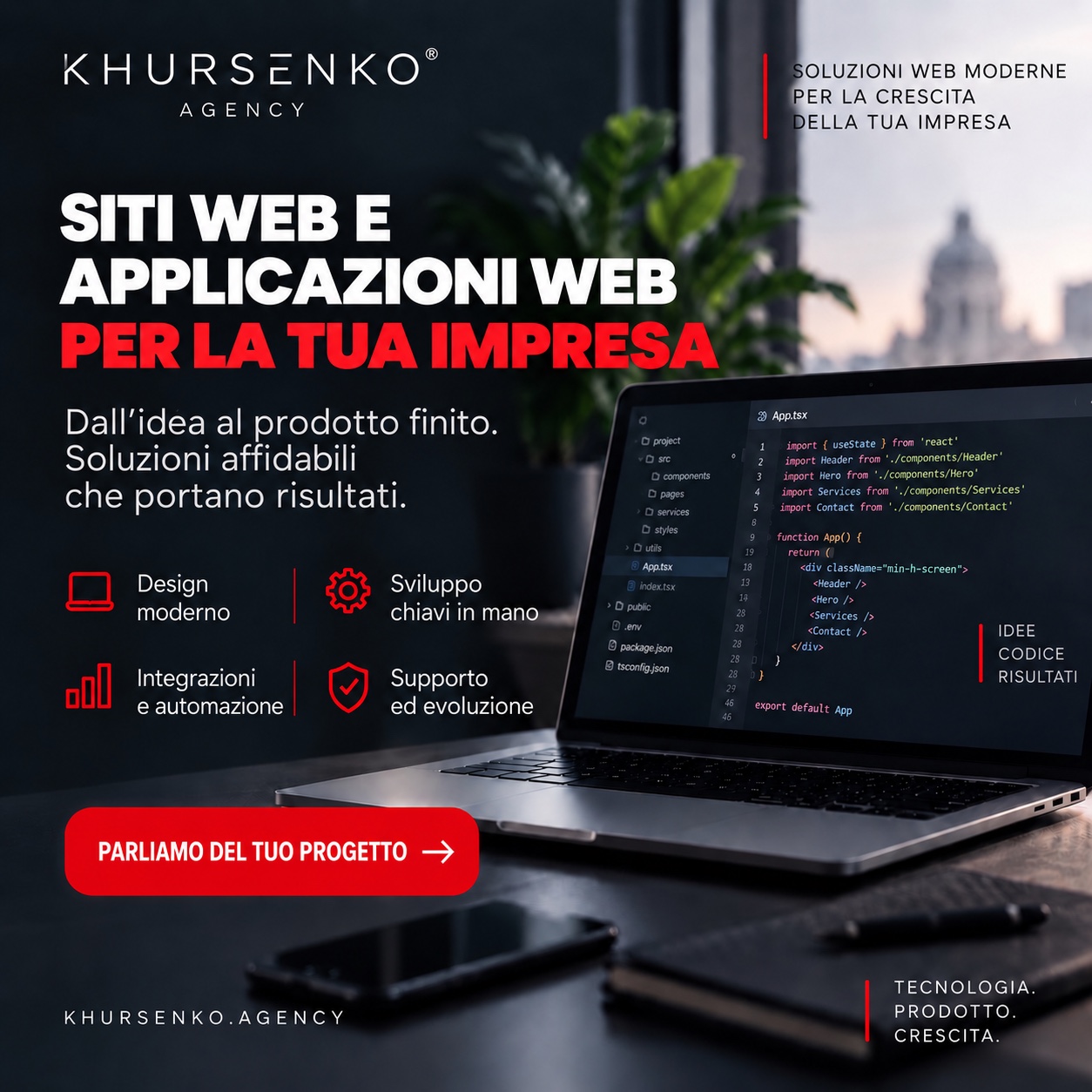 Siti web e applicazioni per la tua impresa